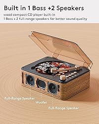 CARONSORT CD Player Music Box with Bluetooth