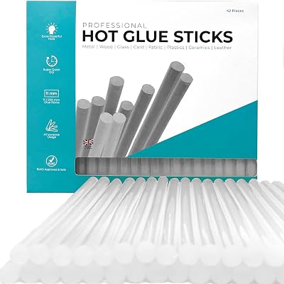Smith’s Professional 11mm x 200mm Glue Sticks 42 Pack Clear EVA RoHS
