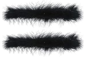 Cooluckday 2Pcs Women's Feather Slap Bracelets Watch Patting Circle Slap Ring Wrist Decoration Cuff Sleeves Slap Bangle