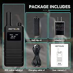 Retevis B3S Walkie Talkies,Portable Two-Way Radios
