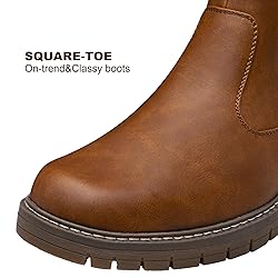 Jousen Mens Boots Retro Chelsea Boots Mens Casual