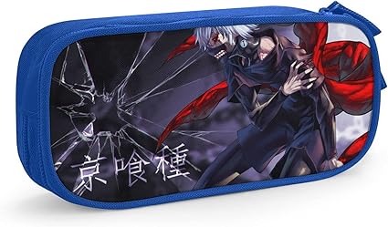 Amazon 東京喰種トーキョーグール ペンケース おしゃれ 文具ケース 人気 ジッパー 筆入れ 人格 文具 収納 二重層 大容量 多機能 耐摩耗性 文房具 オフィス用品 文房具 オフィス用品