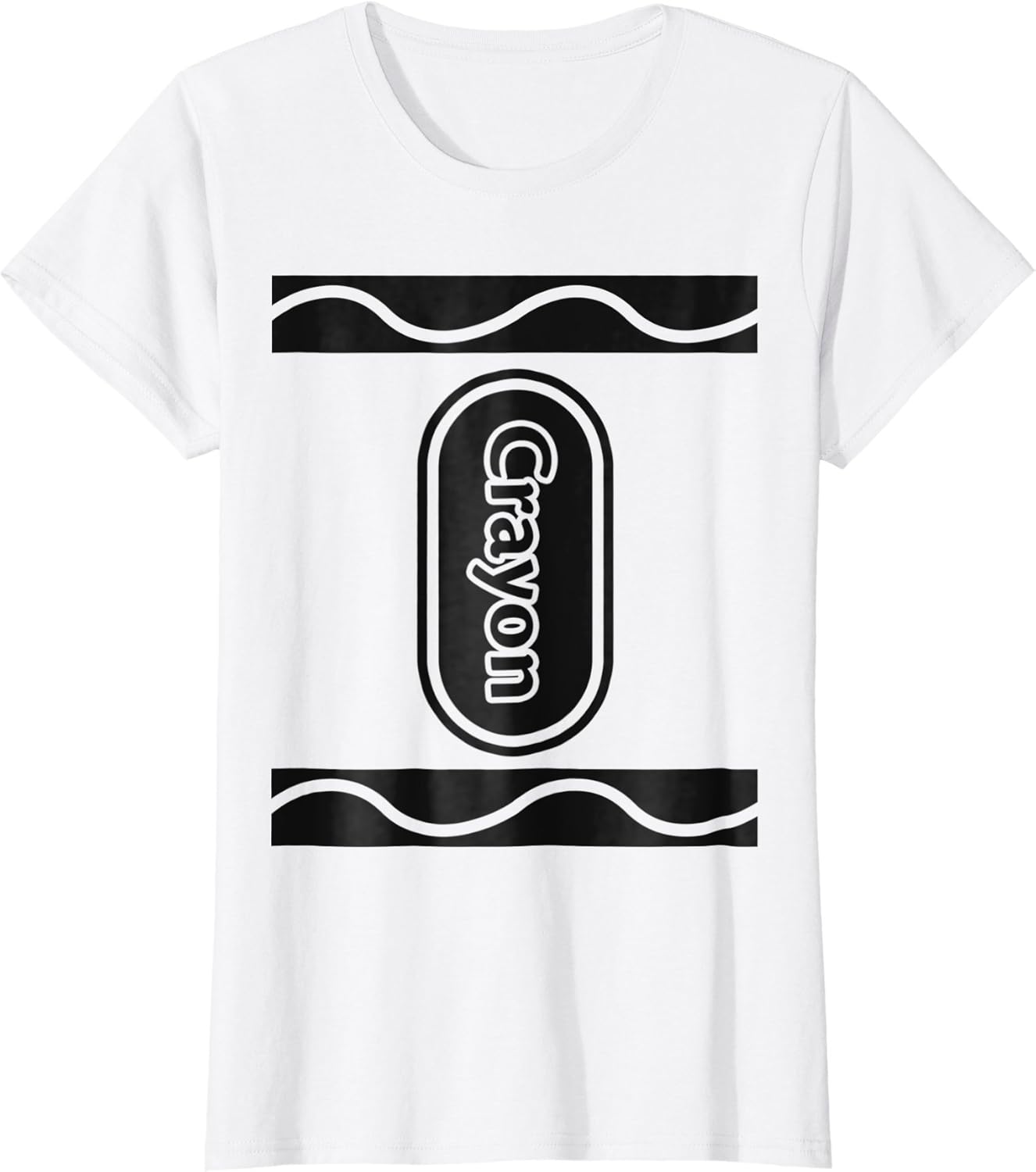 White Crayon Box Group Costume Halloween TShirt Clothing
