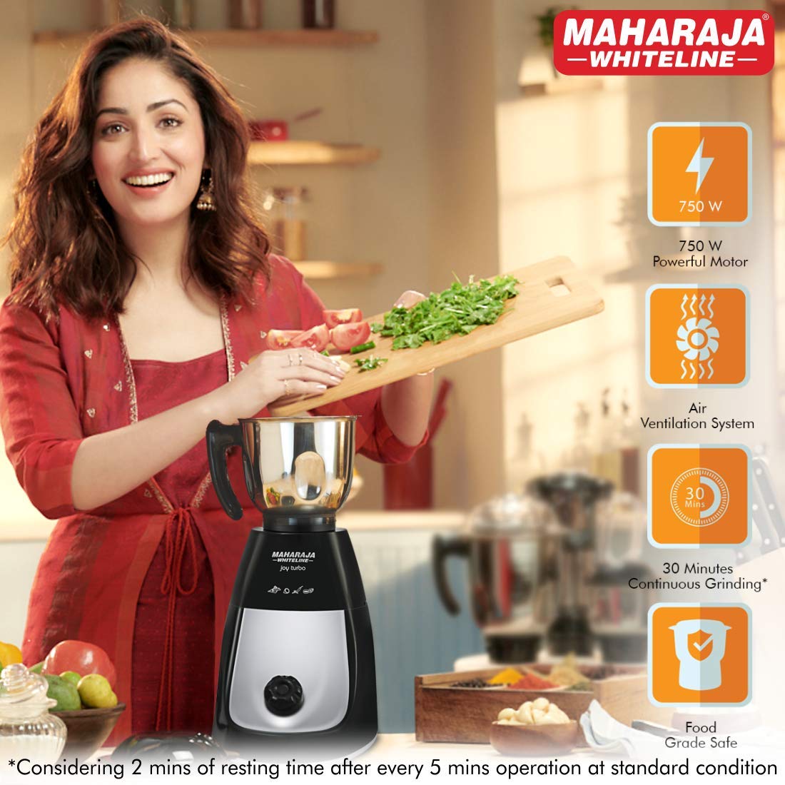 Mixer Grinder 750Watt with 3 Jars Crompton Ameo Best Price With