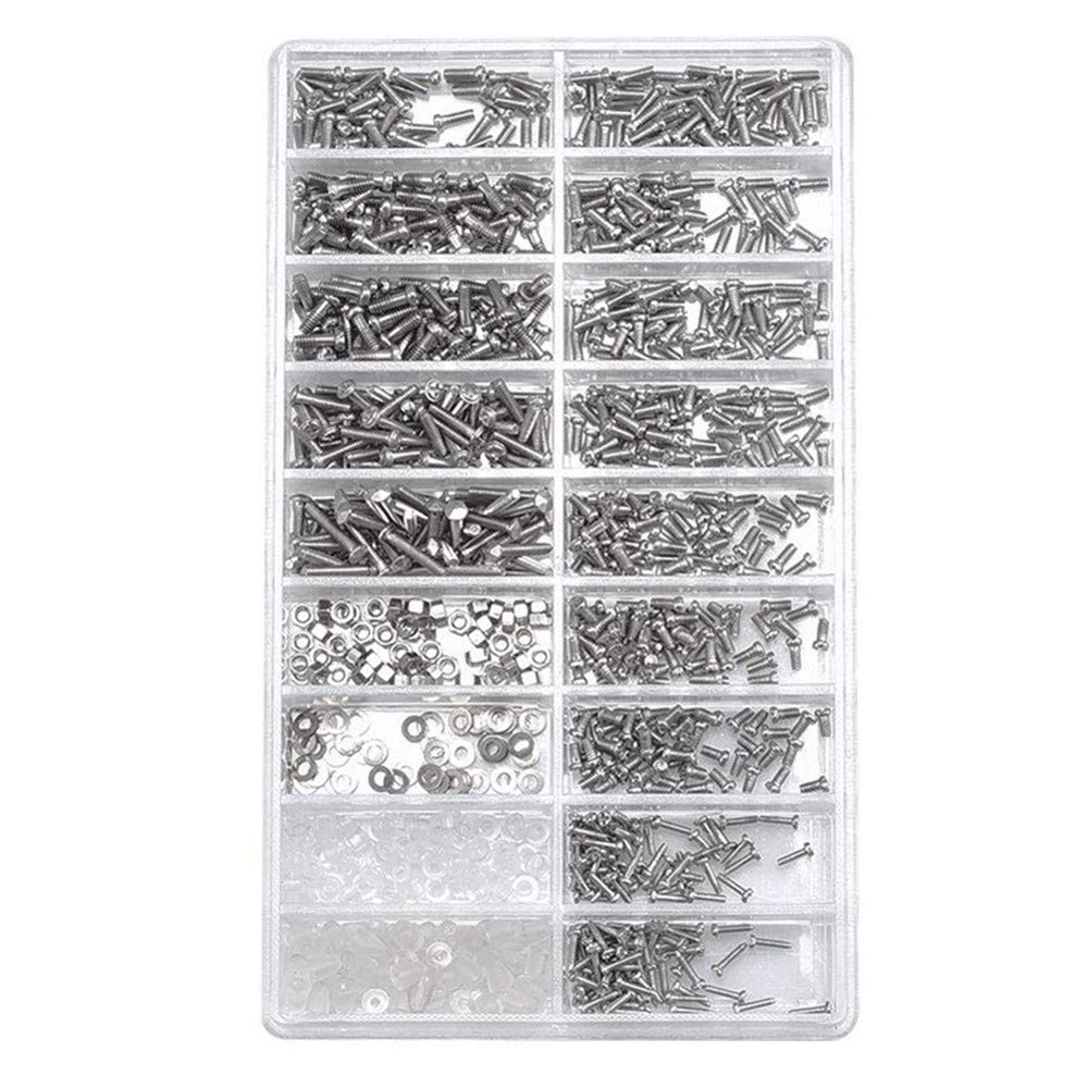 Eyeglasses Repair Kit Glasses Screws and Nuts for Watch Eyeglass Sunglass Spectacles