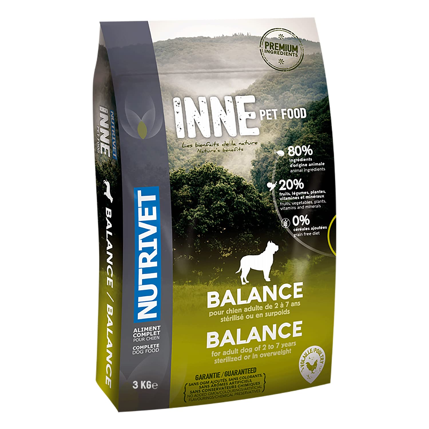 Nutrivet Inne Balance Sterilise for Dogs 12 kg Bag