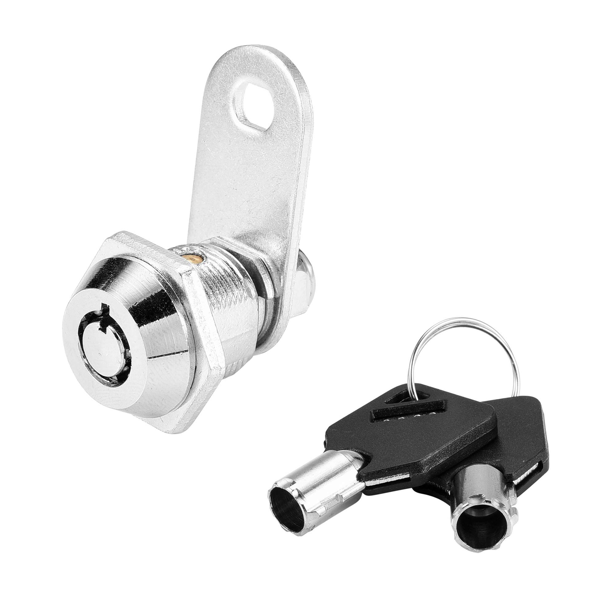 Photo 1 of Kitmose 1 Pack Tubular Cam Lock with Keys, 5/8" Cylinder Cabinet Drawer Locks Keyed Different,Security for Cabinet Lock Secure Important Files and Drawers
