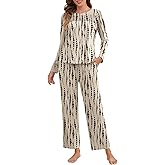 EWIGELIEBE Womens Pajama Sets 2 Piece Loungewear Pj Set with Pockets Comfy Lounge Sets Sleepwear Ladies Sleep Set Long Sleeve
