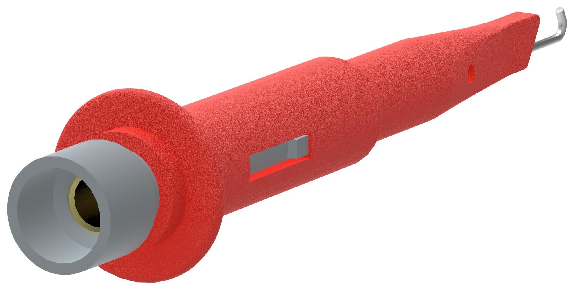 MULTICOMP PRO 4mm Banana Socket with Hook – 36A High-Current Connector, 76mm, Professional Electrical Contact – 76-032