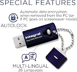 Integral 16GB Crypto-197 256-Bit USB Secure Drive with Dual Passwords view 4