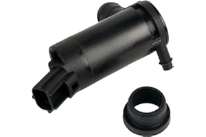 HQP AUTO PARTS Windshield Washer Pump With Grommet For E150 E250 E350 E450 F150 F250 F350 F450 Replaces# 7L8Z-17664-A