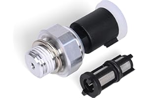 RICH AUTO Rich Oil Pressure Sensor Switch with Screen Filter D1846A Compatible with Chevy Silverado GMC Sierra Buick Lacrosse Cadillac Escalade 2003-2008 4.8L/5.3L/6.0L/6.2L, 12673134,213-4411,12596951