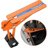 TOOENJOY Universal Fit Car Door Step, Foldable Roof Rack Door Step Up on Door Latch, Both Feet Stand Pedal Ladder, Easy Access to Rooftop for Most Car, SUV, Truck, Max Load 400 lbs(Orange