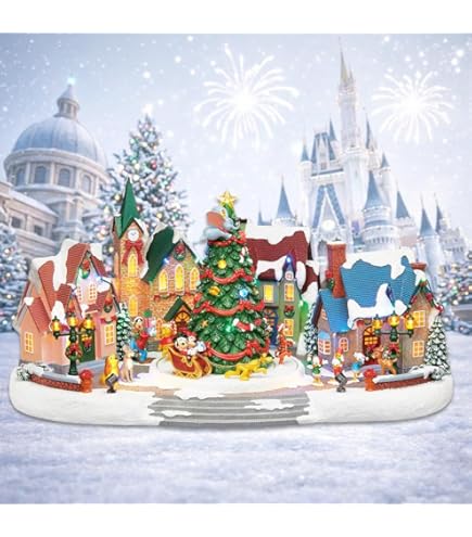 Amazon.com: Animated Disney Christmas House 12”H Moments In Time