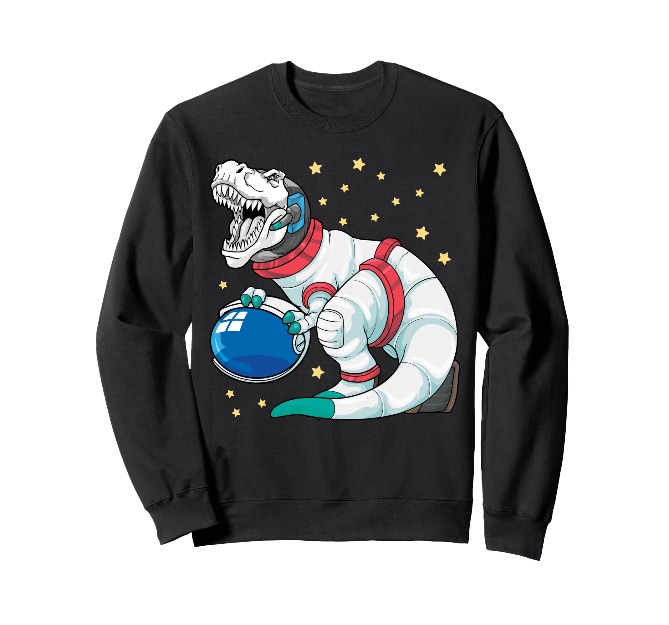 Space Shirt Astronaut Dinosaur T-Rex In Space Galaxy Cosmic Sweatshirt
