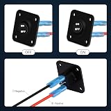 RUNCCI-YUN Round Rocker Switch 12V 24V ON OFF 1 Gang Panel Boat Automotive view 3