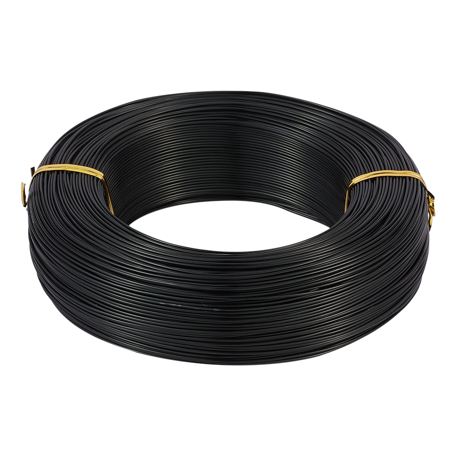 PandaHall 656 Feet Aluminum Craft Wire 18 Gauge Flexible Metal Craft Wire for DIY Manual Arts Jewelry Making(Black)