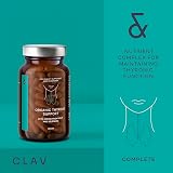 CLAV Organic Thyroid Support Capsules with Kelp Iodine Selenium 120 view 9