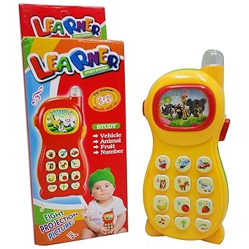 Once More Kids Plastic Multicolor English Learning Phone