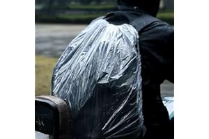 10 Pack Waterproof Disposable Elastic Backpack Rain Cover for Outdoor Hiking Travel Cycling Protector