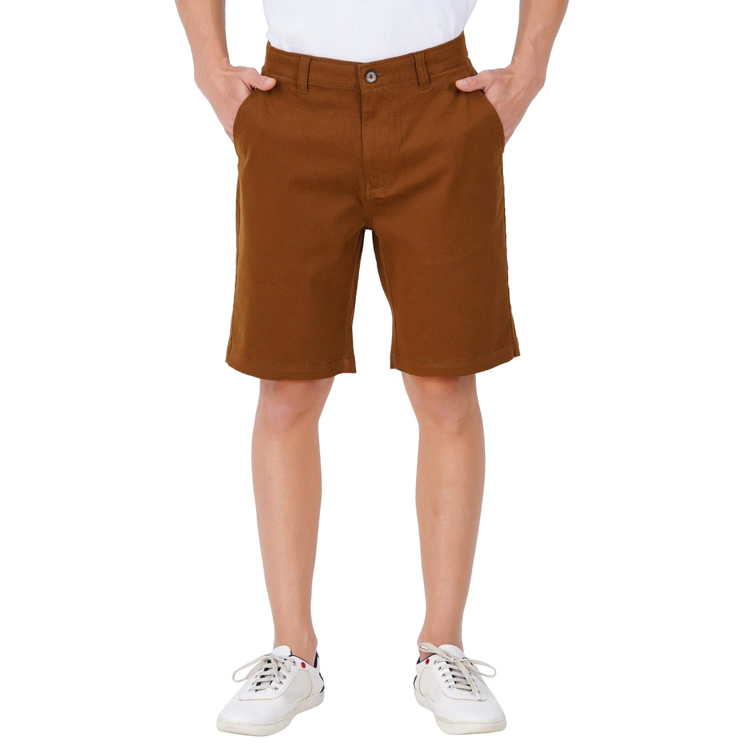 Buy Hudson & Barrow Mens Shorts (38, Mustard) at Amazon.in
