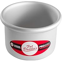 Fat Daddio's Anodized Aluminum Round Cake Pan, 4 x 3 Inch