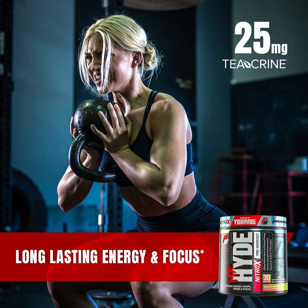 ProSupps® Mr. Hyde® NitroX Pre-Workout Powder Energy Drink - Intense Sustained Energy, Pumps & Focus with Beta Alanine, Creatine & Nitrosigine, (30 Servings, Pixie Dust): Health & Personal Care