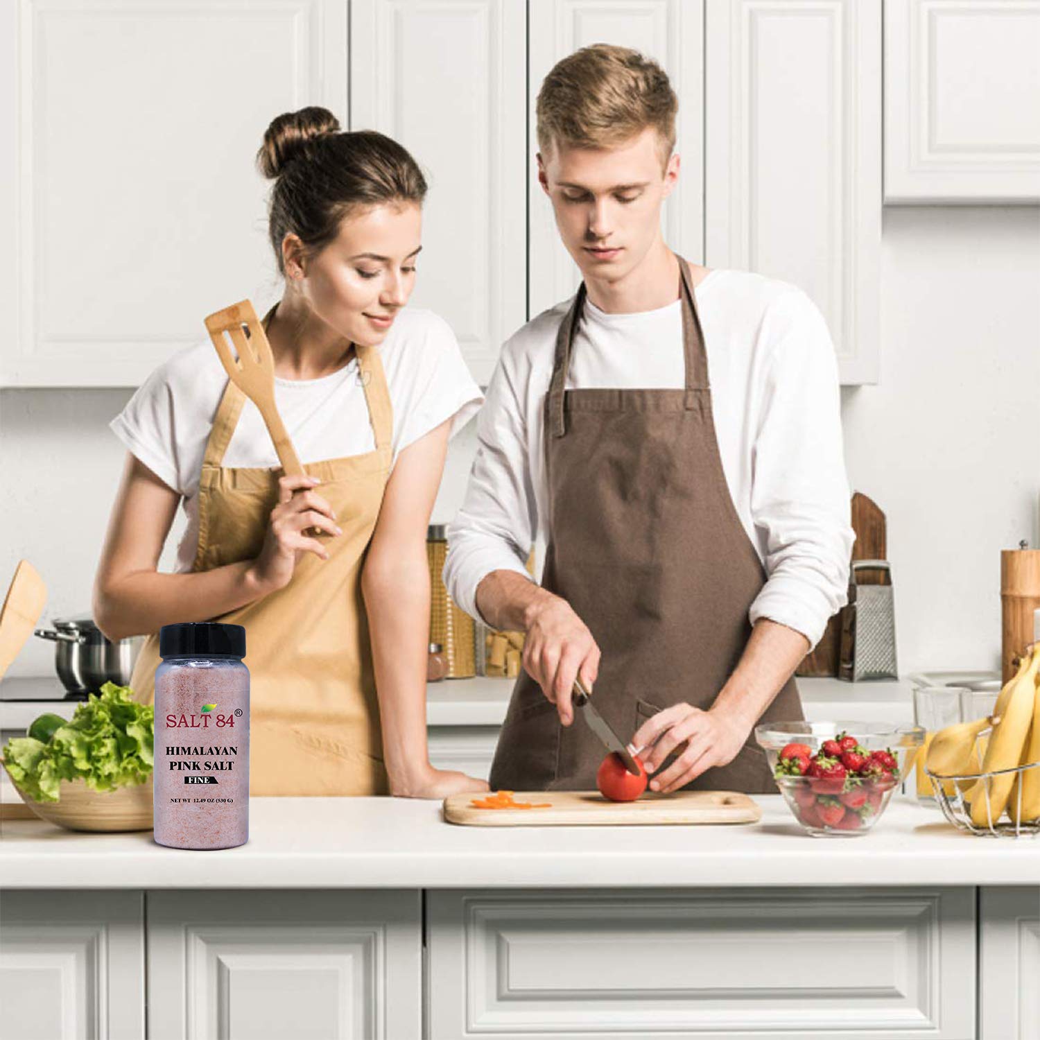 Himalayan Chef Pure Pink Himalayan Salt - Fine Salt, Natural Salt, 12.49 Oz : Grocery & Gourmet Food