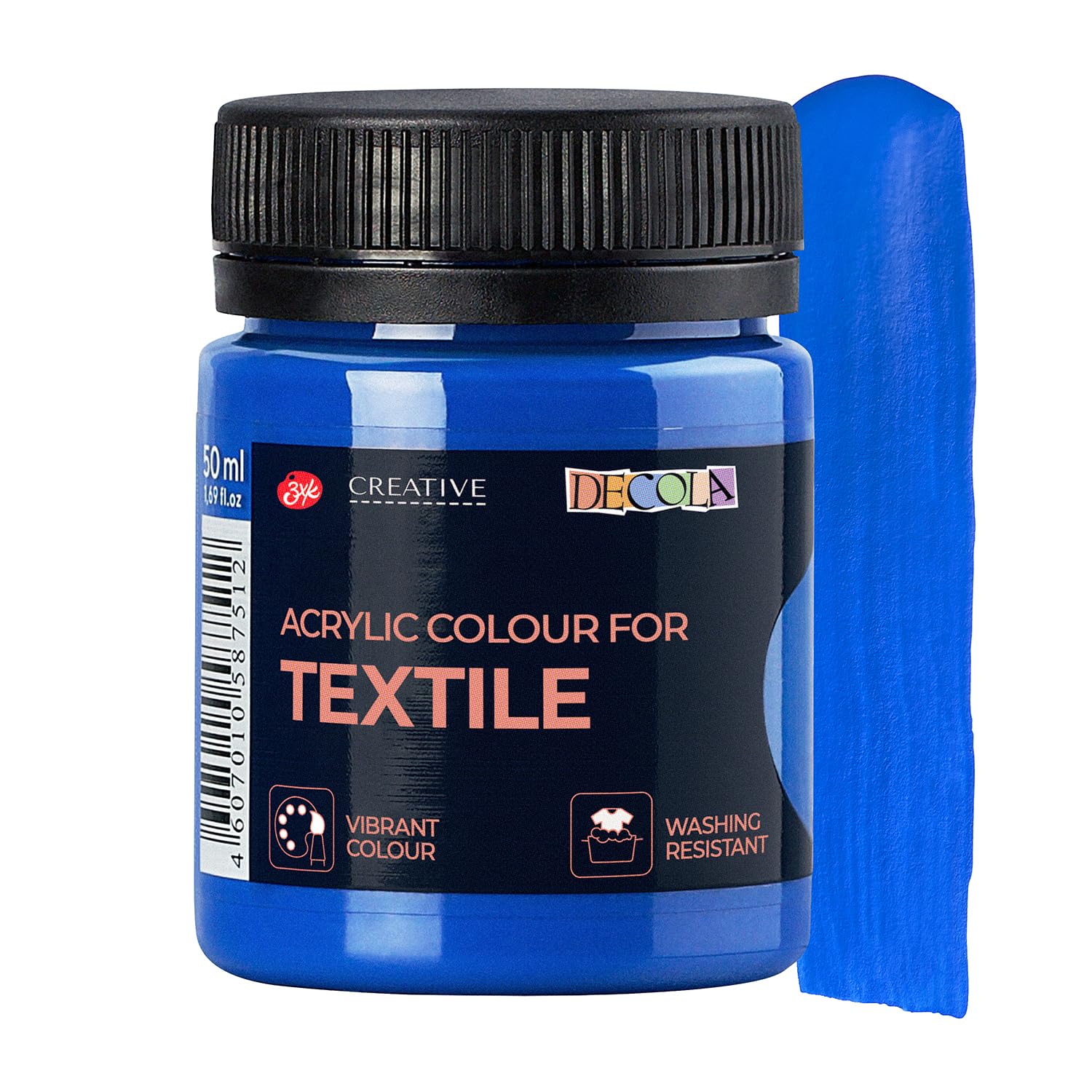 Decola - Blue Classic Textile Colour 50ml | High Pigment | Made by Nevskaya Palitra