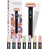 Acne Light Therapy Wand Red Light Therapy for Face Microcurrent Facial Device, True Beauty Glow Facial Massager Lymphatic Drainage Massager Face