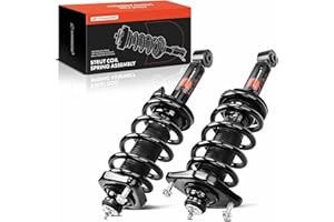 A-Premium Rear Pair (2) Complete Strut & Coil Spring Assembly Compatible with Honda CR-V CRV 2012 2013 2014 2015 2016, Driver and Passenger Side, AWD