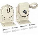 Universal Replacement Installation Accessories for Indoor/Outdoor Sunshade and Roller Blinds(Crodless Bracket)