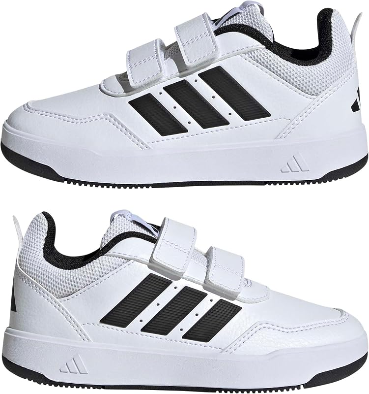 Unisex Kinder Tensaur Sport 3.0 Hook and Loop Kids Shoes, FTWR White/Core Black/FTWR White, 38 2/3 EU