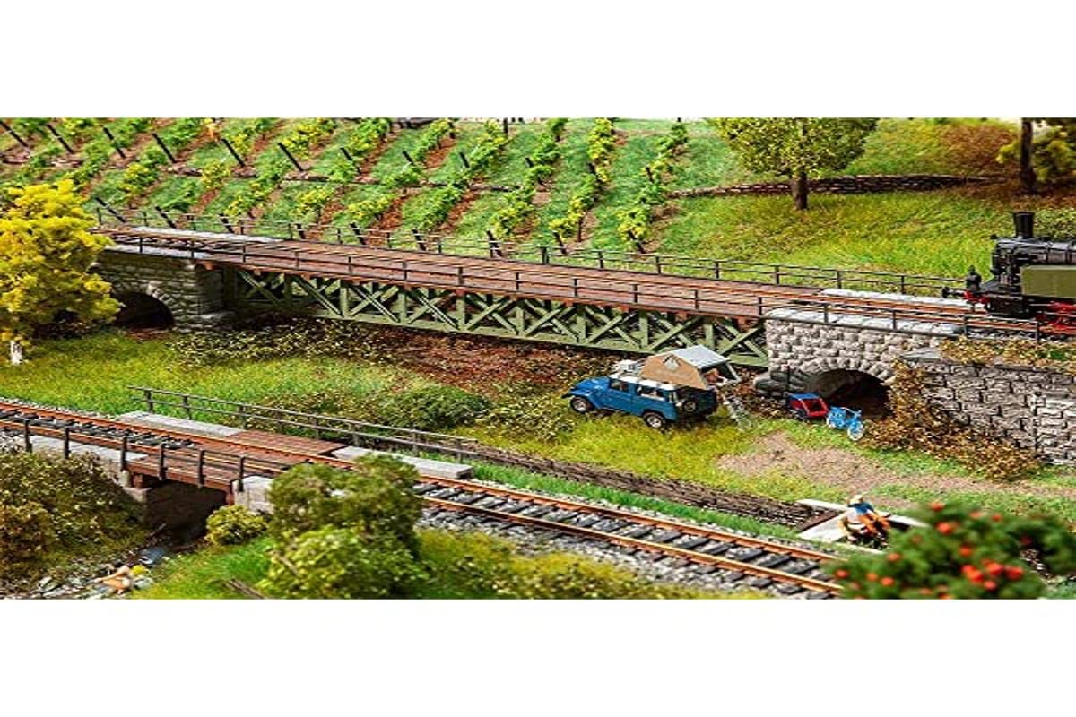 Faller FA120501 Narrow Track Bridge Model Kit, Various