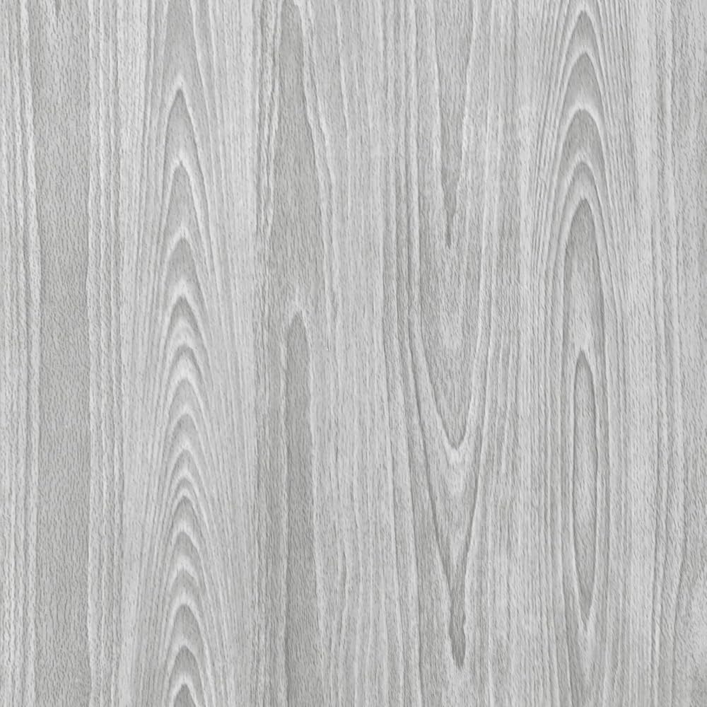 Abyssaly Grey Wood Effect Sticky Back Vinyl Wrap 30x200cm Self Adhesive