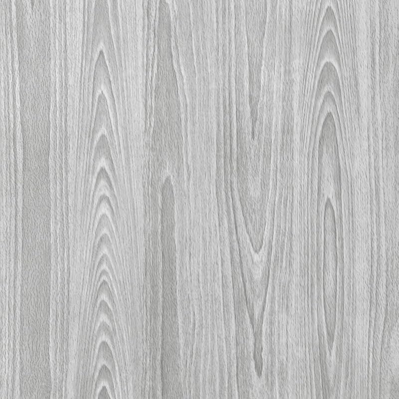 Abyssaly Grey Wood Effect Sticky Back Vinyl Wrap 30x200cm Self Adhesive
