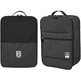 Portable Waterproof Shoe Organizer - Travel Essentials for Carry On Luggage, Travel Shoe Bags, Shoes Travel Bag for Luggage, Hold 3-4 Pairs of Shoes Storage Pouch