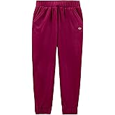 Juicy Couture Girls' Pull-On Plush Velour Jogger, Ribbed Waist & Cuffs