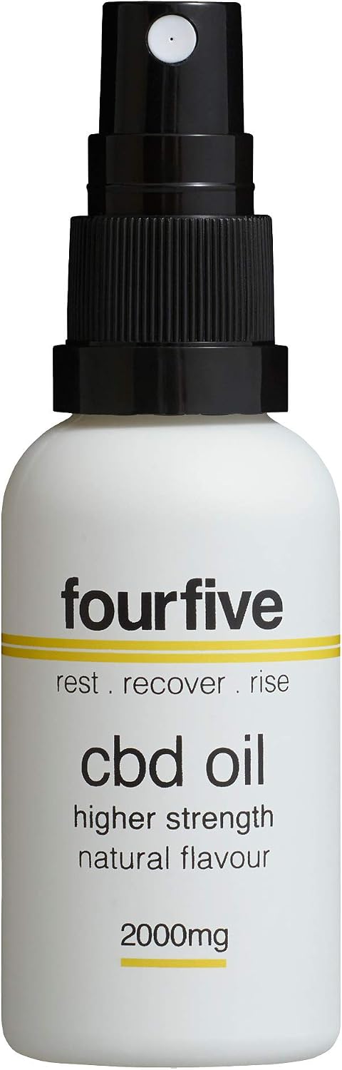 fourfive CBD Oil Spray, 2000mg Cannabidiol, Natural/Unflavoured, 30ml