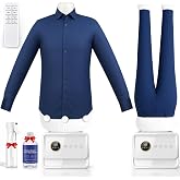 Automatic Ironing Machine, Portable Hands-Free Wrinkle Remover with Remote Control for Shirts &amp; Pants, Gentle on All Fabrics, Ironing Machine Perfect for Travel