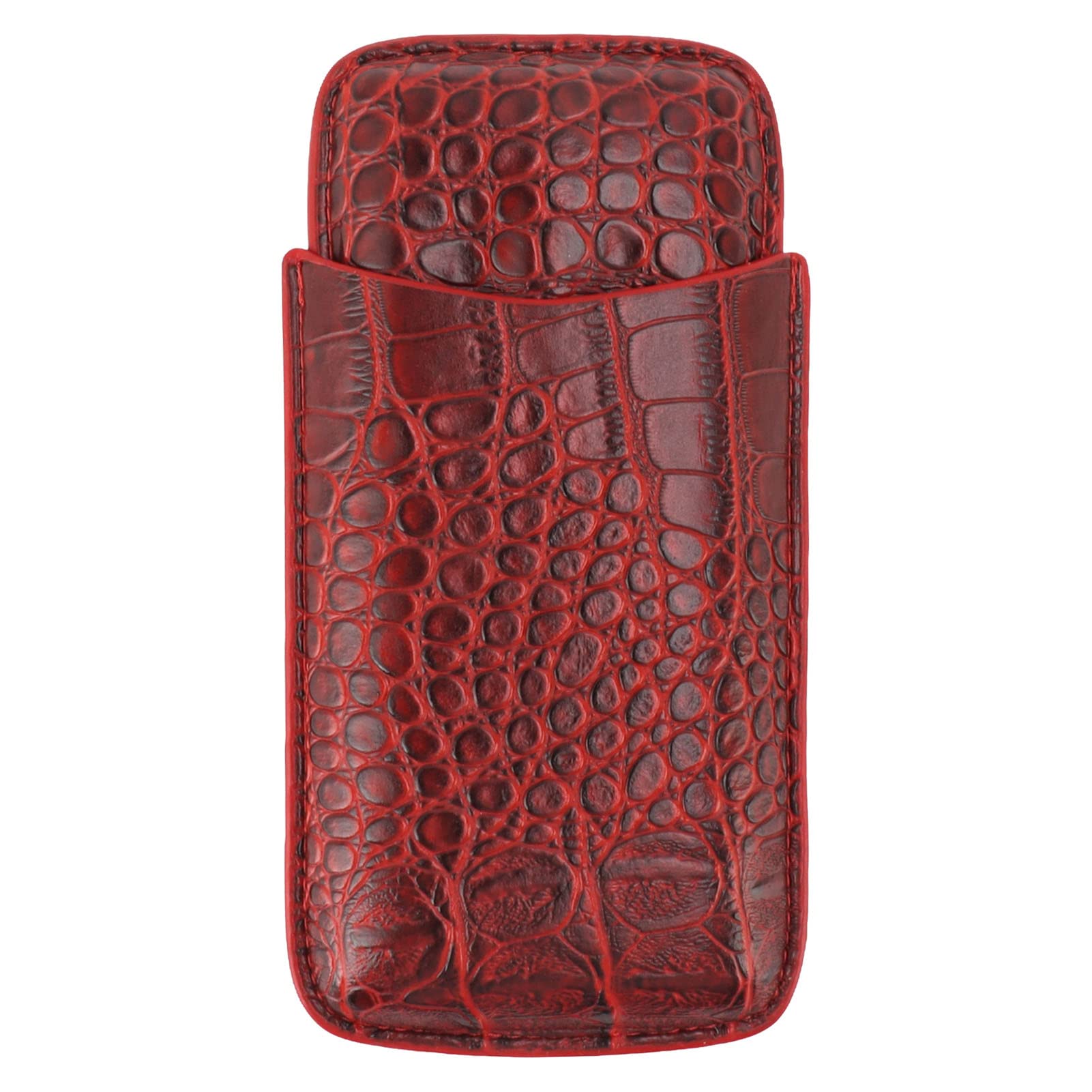 Tnfeeon Cigar Pouch, Portable Cigar Holder Case Crack Resistant Leather Fashion Soft Touch Tight Stitching for Trip (74)