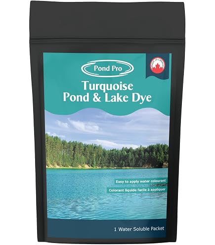Colorant Naturel étang Colorant Bleu CanadianPond Pour Bassin - Teinture Anti-UV 1L Traite 4000m² - Effet Lac Naturel Teinture Eau Décorative