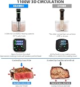 KEAWEO Sous Vide 1100W Immersion Circulator - Accurate Cooking Control view 4