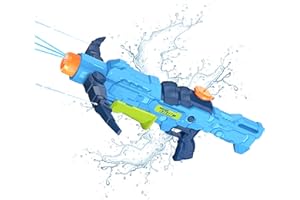 ANCESFUN Water Gun for Kids, Super Squirt Guns Water Soaker Blaster - 2 Nozzle, 4 Shooting Modes Switch - Crossbow Design - 26 Ft Long Shooting Range - Summer Toys Gun for Boys Girls Adults Outdoor Pool