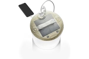 MPOWERD Luci Pro Series: Rechargeable Solar Inflatable LED Lantern + Charger, up to100 hrs and 360 Lumens, Waterproof, Camping, Backpacking, Emergencies