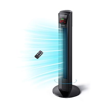 Buy Tower Fan, TaoTronics Oscillating 