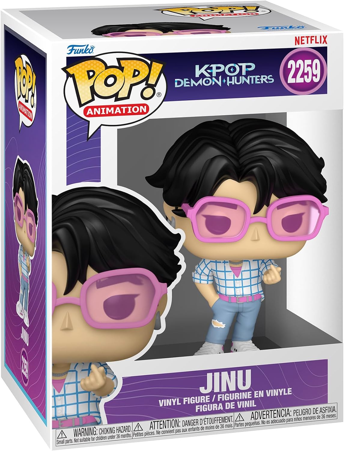 Funko Pop! Animation: Kpop! Demon Hunter - Jinu - Collectable Vinyl Figure - Gift Idea - Official Merchandise - Toys for Kids & Adults - TV Fans - Model Figure for Collectors
