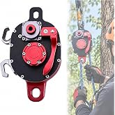 Drill Powered Rope Ascender Descender, Heavy Duty Rope Lifter &amp; Puller | Cordless Drill Climbing System with Automatic Emergency Brake and Controlled Friction Descent, for High Altitude Work