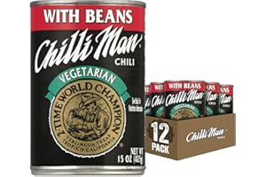 CHILLI MAN Chili Vegetarian (12 Pack) 15 ounce can