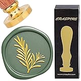 CRASPIRE Rosemary Wax Seal Stamp Retro Plant